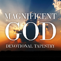 MAGNIFICENT GOD Devotional Tapestry